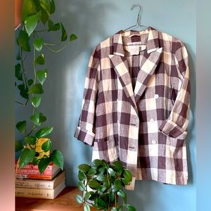 ✨SOLD✨ Vintage Linen Blazer